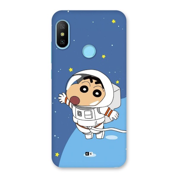 Astronaut Shinchan Back Case for Redmi 6 Pro