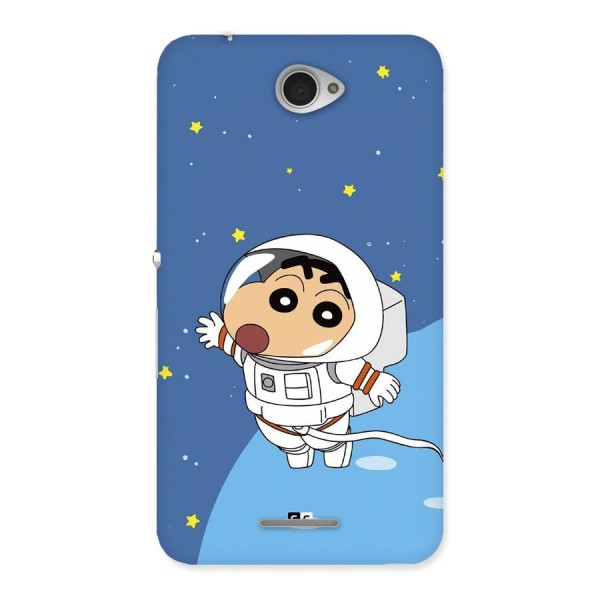 Astronaut Shinchan Back Case for Xperia E4