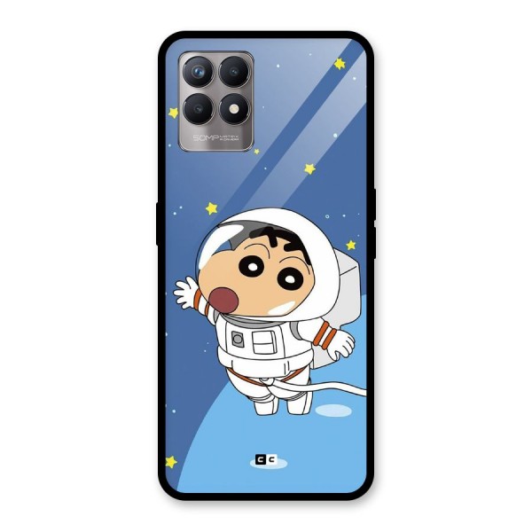 Astronaut Shinchan Glass Back Case for Realme Narzo 50
