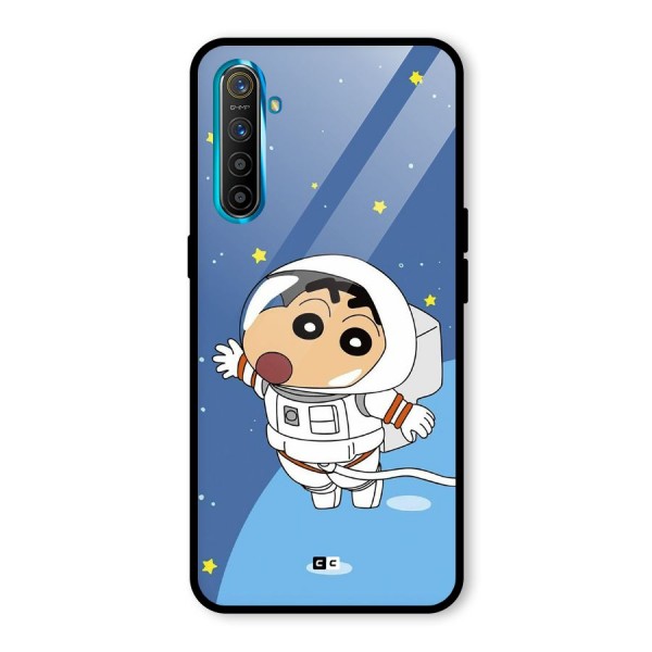 Astronaut Shinchan Glass Back Case for Realme X2