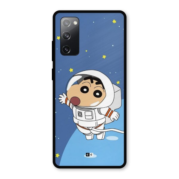 Astronaut Shinchan Metal Back Case for Galaxy S20 FE 5G