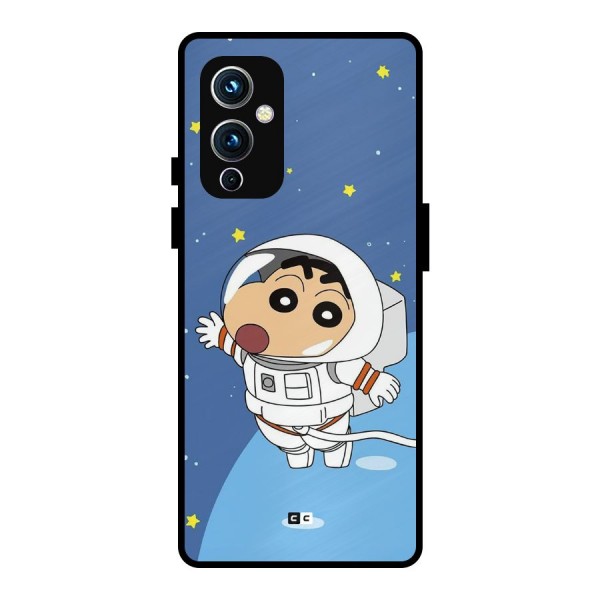 Astronaut Shinchan Metal Back Case for OnePlus 9