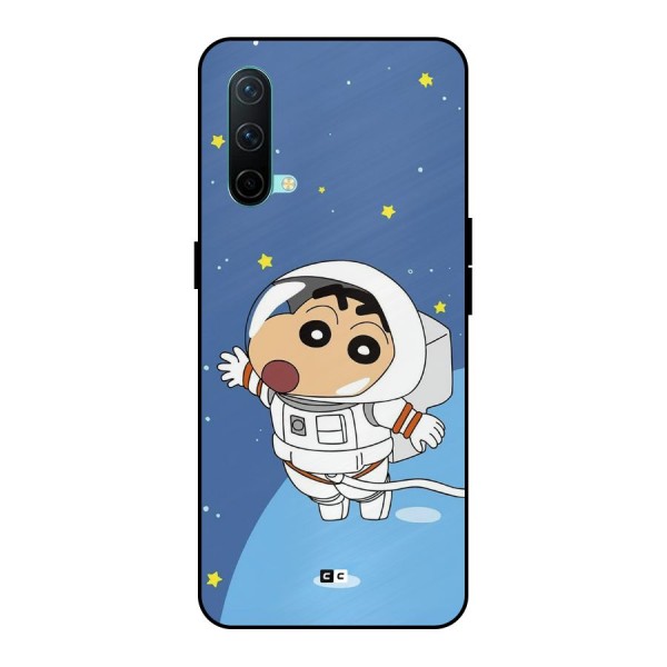 Astronaut Shinchan Metal Back Case for OnePlus Nord CE 5G