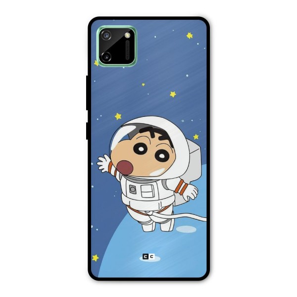 Astronaut Shinchan Metal Back Case for Realme C11
