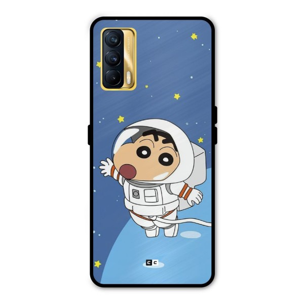 Astronaut Shinchan Metal Back Case for Realme X7