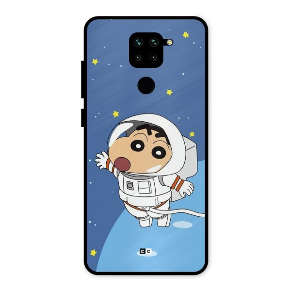 Astronaut Shinchan Metal Back Case for Redmi Note 9