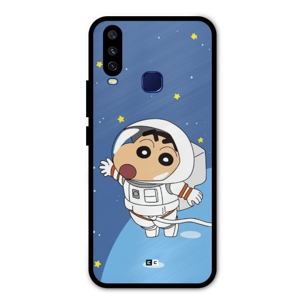 Astronaut Shinchan Metal Back Case for Vivo V17