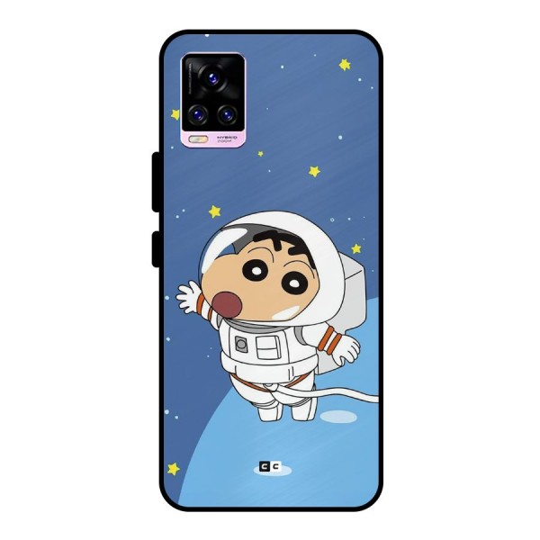 Astronaut Shinchan Metal Back Case for Vivo V20 Pro