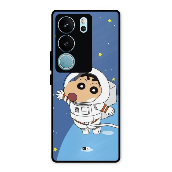 Astronaut Shinchan Metal Back Case for Vivo V29