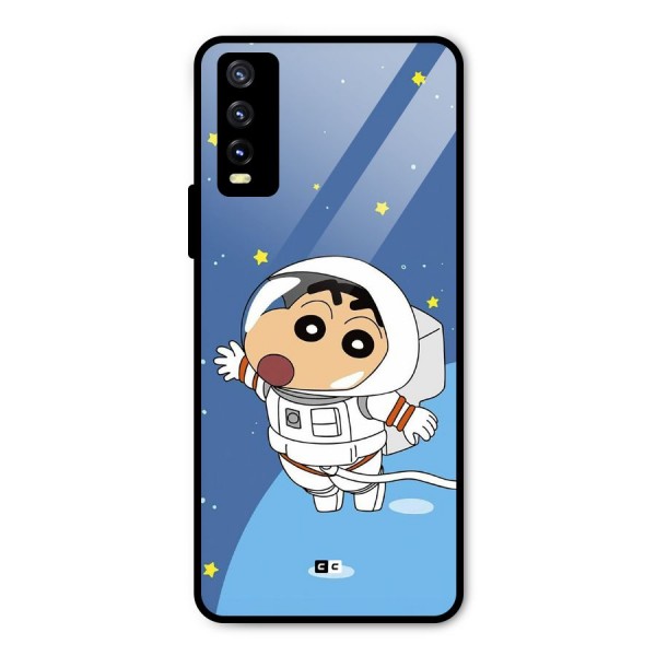 Astronaut Shinchan Metal Back Case for Vivo Y20t
