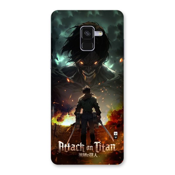 Atack On Titan Back Case for Galaxy A8 Plus
