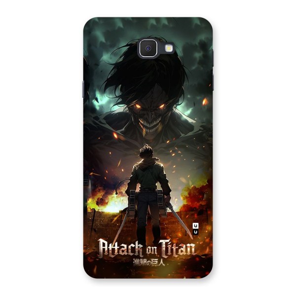 Atack On Titan Back Case for Galaxy On7 2016