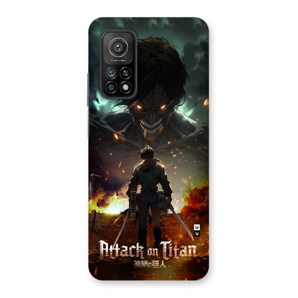 Atack On Titan Back Case for Mi 10T 5G