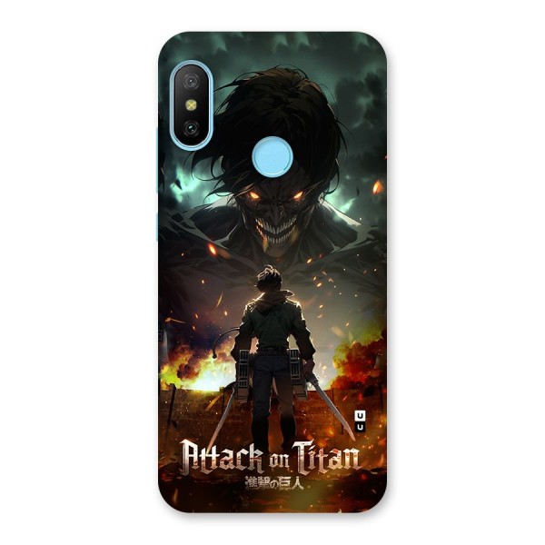 Atack On Titan Back Case for Redmi 6 Pro