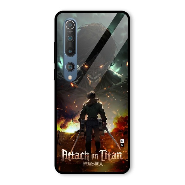 Atack On Titan Glass Back Case for Mi 10
