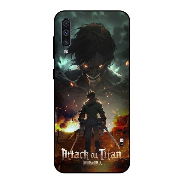 Atack On Titan Metal Back Case for Galaxy A30s