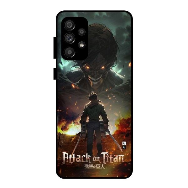 Atack On Titan Metal Back Case for Galaxy A73 5G