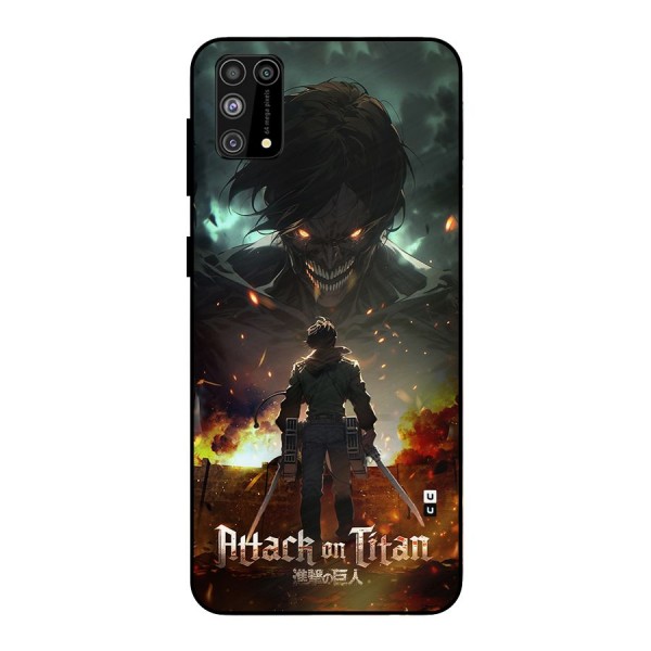 Atack On Titan Metal Back Case for Galaxy M31