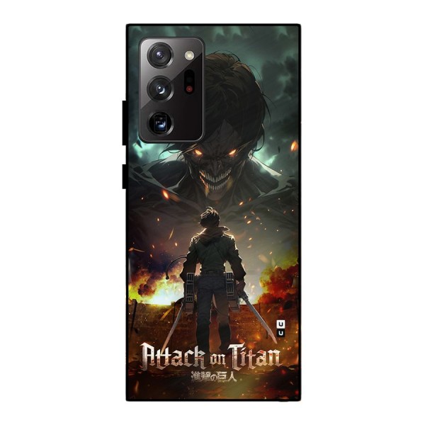 Atack On Titan Metal Back Case for Galaxy Note 20 Ultra