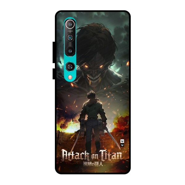 Atack On Titan Metal Back Case for Mi 10