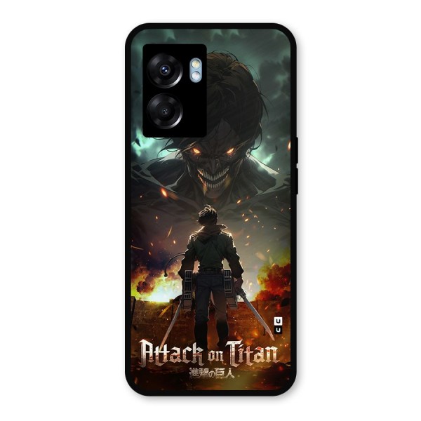 Atack On Titan Metal Back Case for Realme Narzo 50 5G