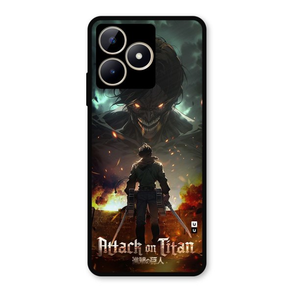 Atack On Titan Metal Back Case for Realme Narzo N53