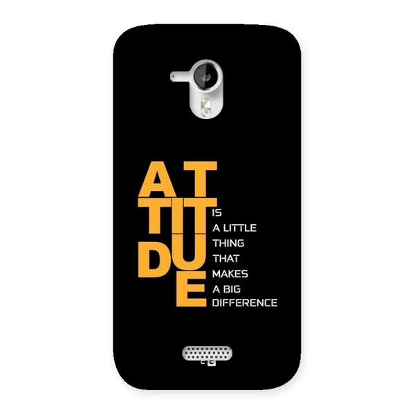 Attitude Difference Back Case for Canvas HD A116