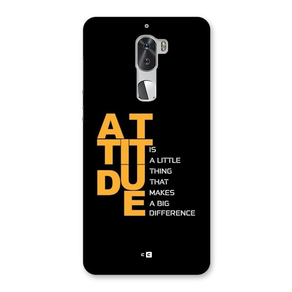 Attitude Difference Back Case for Coolpad Cool 1