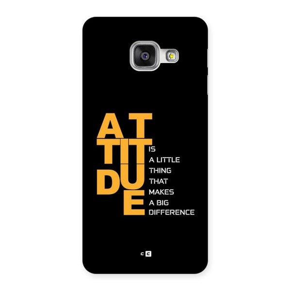 Attitude Difference Back Case for Galaxy A3 (2016)