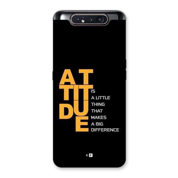 Attitude Difference Back Case for Galaxy A80