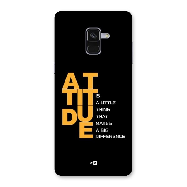 Attitude Difference Back Case for Galaxy A8 Plus