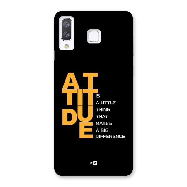 Attitude Difference Back Case for Galaxy A8 Star