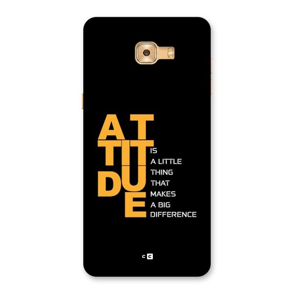 Attitude Difference Back Case for Galaxy C9 Pro