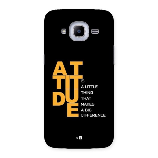 Attitude Difference Back Case for Galaxy J2 2016