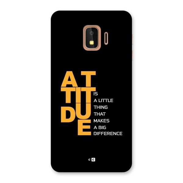 Attitude Difference Back Case for Galaxy J2 Core