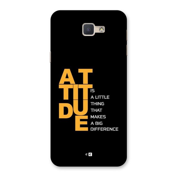 Attitude Difference Back Case for Galaxy J5 Prime