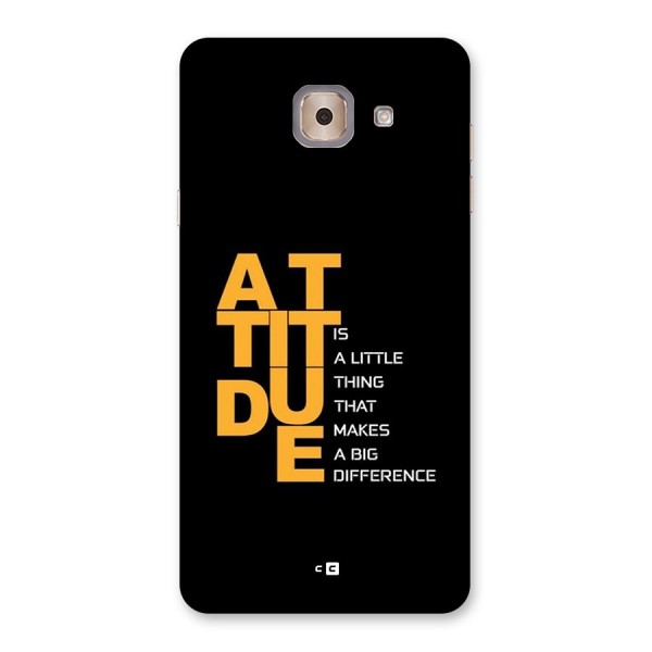 Attitude Difference Back Case for Galaxy J7 Max