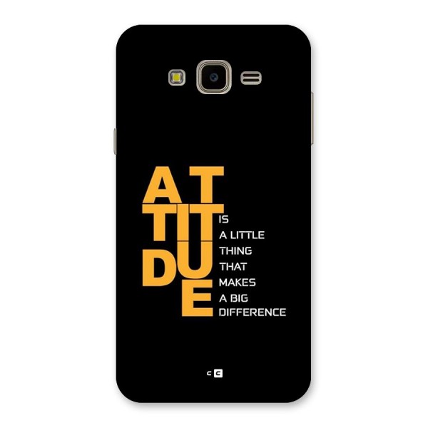 Attitude Difference Back Case for Galaxy J7 Nxt