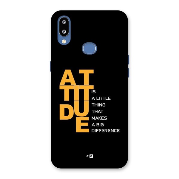 Attitude Difference Back Case for Galaxy M01s
