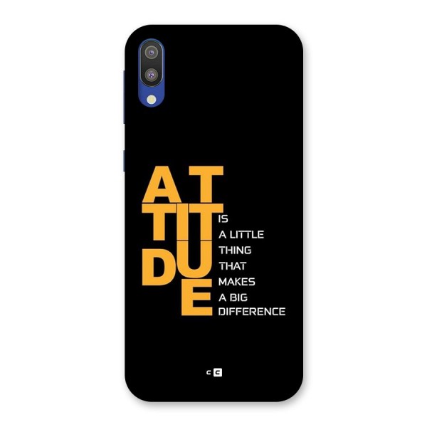 Attitude Difference Back Case for Galaxy M10