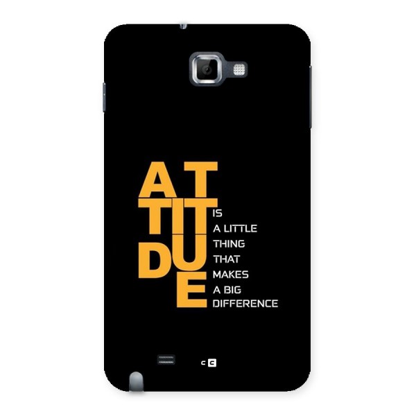 Attitude Difference Back Case for Galaxy Note