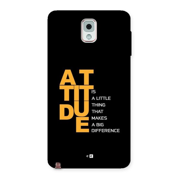 Attitude Difference Back Case for Galaxy Note 3