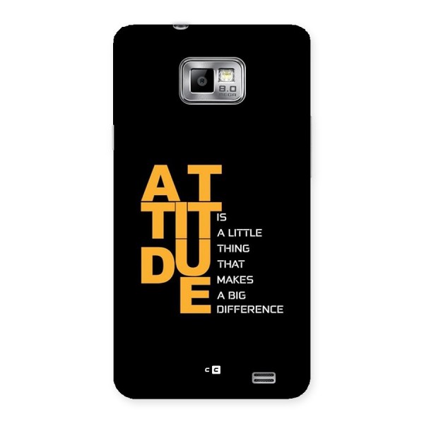 Attitude Difference Back Case for Galaxy S2