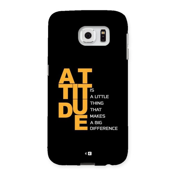 Attitude Difference Back Case for Galaxy S6