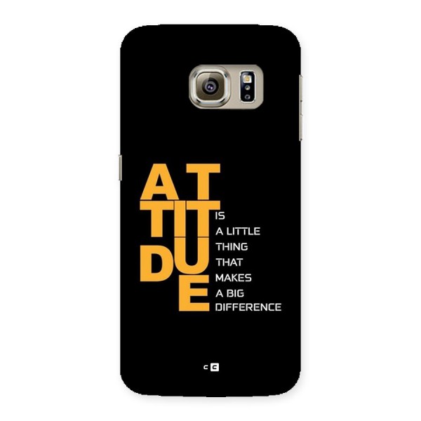 Attitude Difference Back Case for Galaxy S6 edge