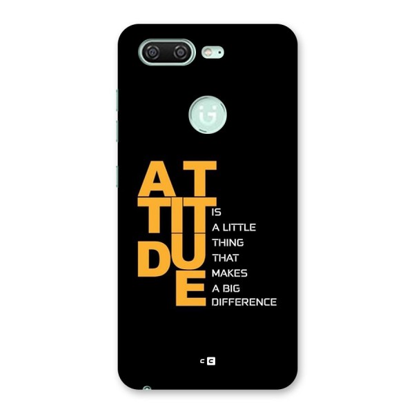 Attitude Difference Back Case for Gionee S10