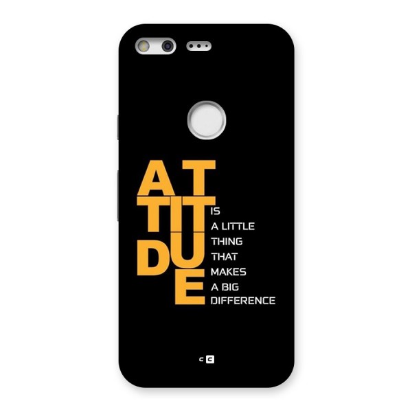 Attitude Difference Back Case for Google Pixel