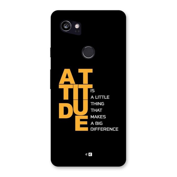 Attitude Difference Back Case for Google Pixel 2 XL