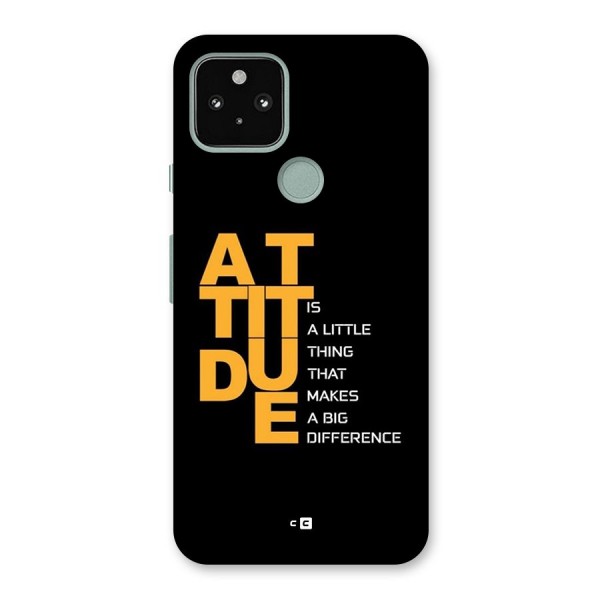 Attitude Difference Back Case for Google Pixel 5