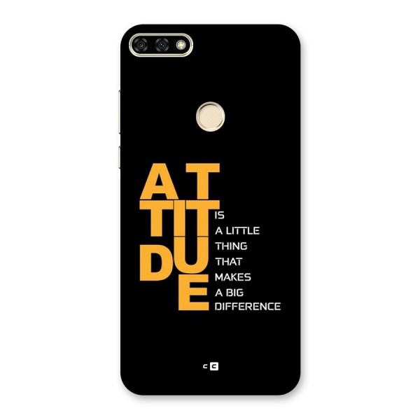 Attitude Difference Back Case for Honor 7A